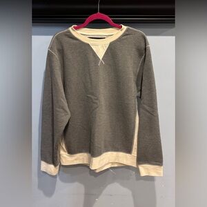 Astronomy Men's Grey and Cream Pullover Robert‎ Sweater Size XL